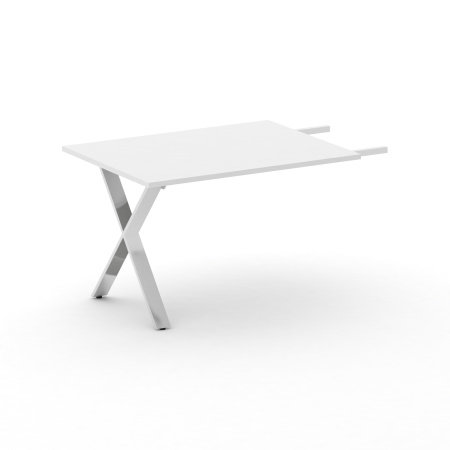 Брифинг-приставка Cross CRF.BR-2 (1200x900x750) (Белый F | Нерж. Сталь)