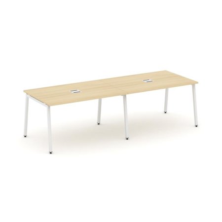 Стол переговорный SN-4A.SPRG-011 (1960х980х750) (Акация Лорка/Металл Белый)