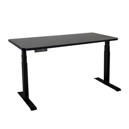 Стол c электроприводом LA-T33-2A3 (1600x700x625-1275) (Черный | Черный)
