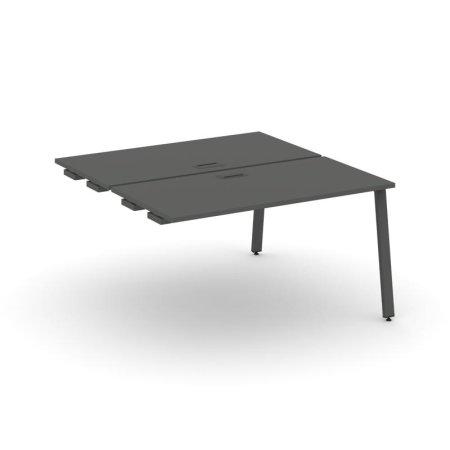 Стол-приставка к опорным элементам SN-6A.DPRS-023 (1380х1632х750) (Антрацит/Металл Антрацит)