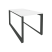 Рабочая станция на О-образном м/к Onix O.MO-D.RS-2.0.7 780x1475x750 (Тиквуд Темный/Белый Металл)