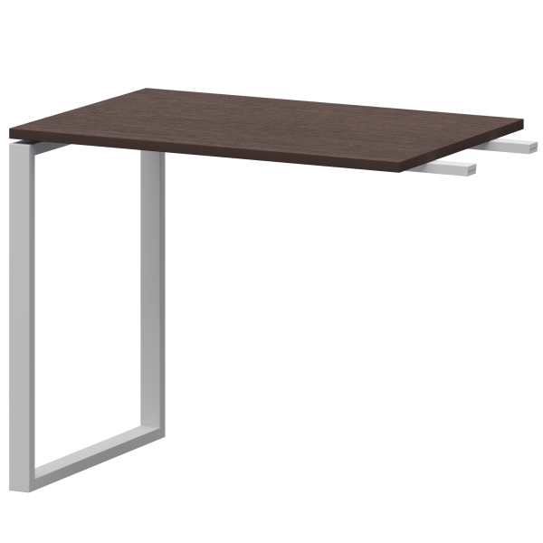 Бриф-приствка на металлокаркасе Арго-М АМ.О-090.60 900x600x760 (Дуб венге/Белый)