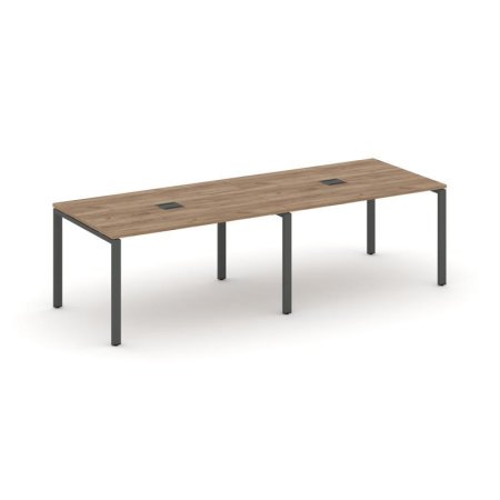 Стол переговорный SN-6P.SPRG-014 (3160х980х750) (Дуб Табак/Металл Антрацит)