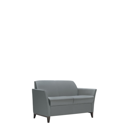 Диван офисный Камино (М-26) 2-х местный (Серый/коричневый)