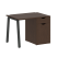 Стол письменный VR.SP-3-98.1.A 980x720x750 (Серый/Белый Металл)