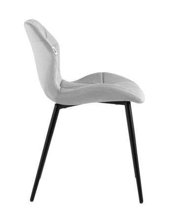 Стул Эдвин велюр серый (Стул Эдвин серый)