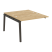 Наборный элемент рабочей станции на деревянных опорах Onix Wood OW.2.NRS-2.7 1180x1475x750 (Тиквуд Светлый/Дуб Темный)