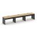 Рабочая станция 1 сторонняя SN-D.ORS-044 (4740х700х750) (Тиквуд Светлый/Антрацит)
