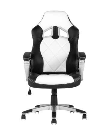 Кресло игровое TopChairs Continental белое (Геймерское кресло Continental белый)