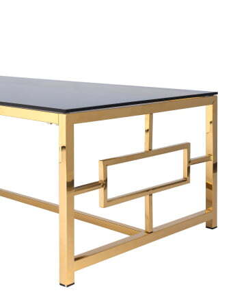 Журнальный стол 120*60 БРУКЛИН золото стекло smoke (Журнальный стол Бруклин черный)