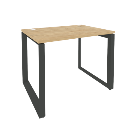 Стол рабочий на О-образном м/к Onix O.MO-SP-1.7 980x720x750 (Тиквуд Светлый/Черный металл)