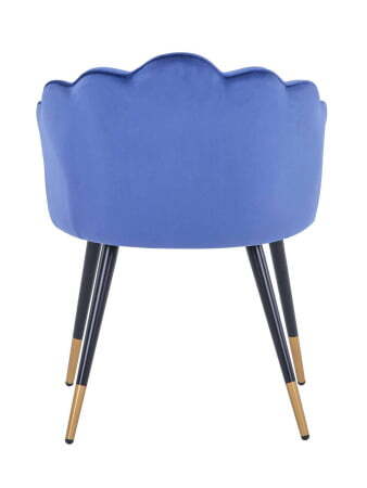 Стул Камилла велюр королевский синий (Стул Камилла королевский синий)