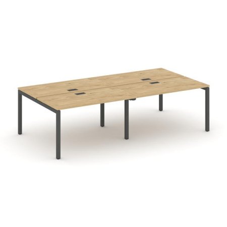 Рабочая станция 2-х сторонняя SN-5P.DRS-032 (2360х1232х750) (Тиквуд Светлый/Металл Антрацит)