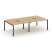 Рабочая станция 2-х сторонняя SN-5P.DRS-032 (2360х1232х750) (Тиквуд Светлый/Металл Антрацит)