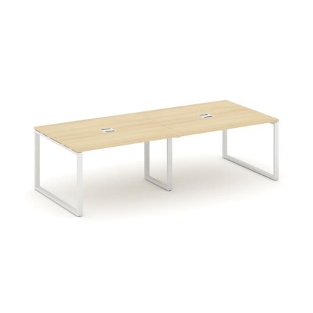 Стол переговорный SN-6O.SPRG-043 (2760х1180х750) (Акация Лорка/Металл Белый)