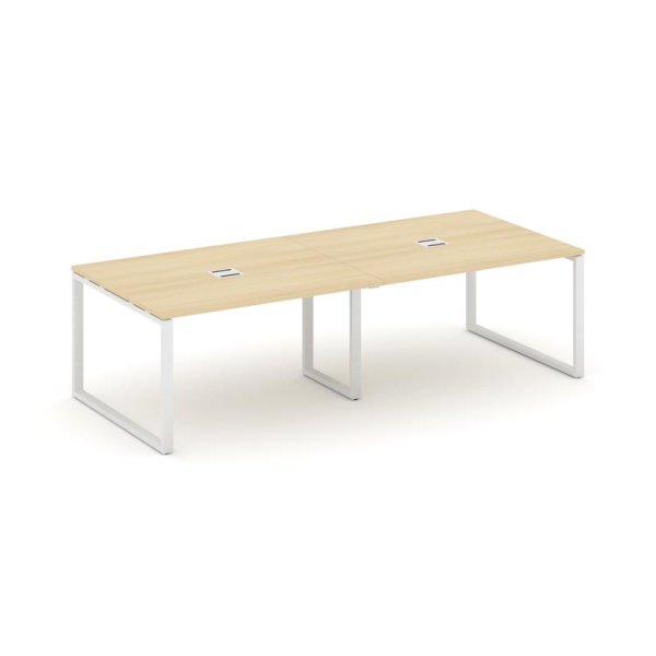 Стол переговорный SN-6O.SPRG-044 (3160х1180х750) (Акация Лорка/Металл Белый)