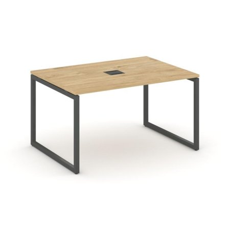 Стол переговорный SN-4O.SPRG-003 (1380х980х750) (Тиквуд Светлый/Металл Антрацит)