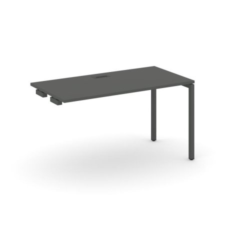 Стол-приставка к опорным элементам SN-4P.OPRS-013 (1380х700х750) (Антрацит/Металл Антрацит)
