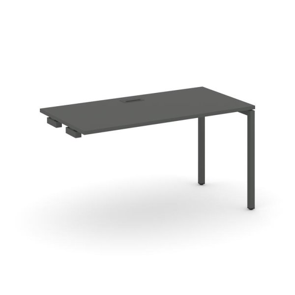 Стол-приставка к опорным элементам SN-4P.OPRS-003 (1380х600х750) (Антрацит/Металл Антрацит)
