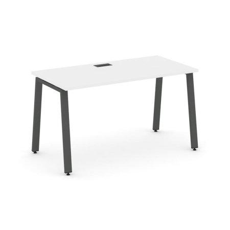 Стол письменный SN-6A.SP-001 (980х600х750) (Белый/Металл Антрацит)