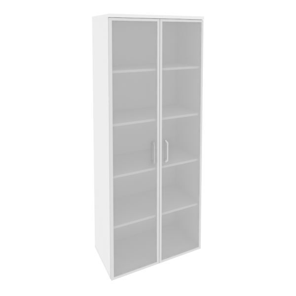 Шкаф высокий широкий Onix O.ST-1.10R 800x420x1977 (Белый Бриллиант)