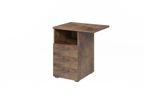 Тумба приставная L-232 670х526х750 (Таксония Шоколадная)