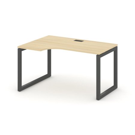 Стол рабочий эргономичный SN-5O.SPA-021(L) (1380х800/980х750) (Акация Лорка/Металл Антрацит)