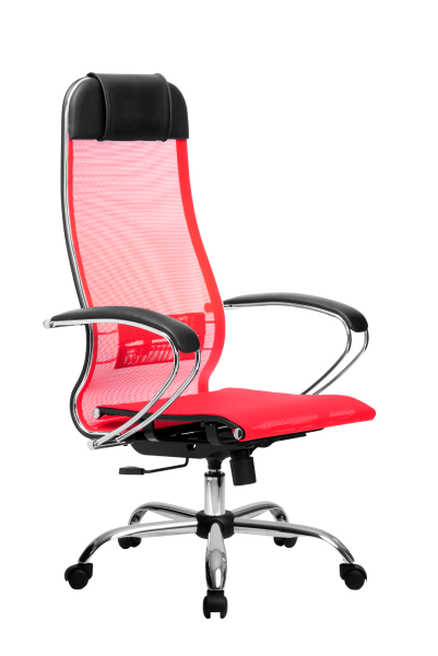 Кресло для руководителя Метта МЕТТА-4(MPRU)/подл.131/осн.003 (Красный)