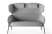 VENTOTWO Диван 2-местный (СЕРЫЙ/ЧЕРНЫЙ)