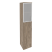 Шкаф высокий узкий левый Onix O.SU-1.7RL 400x420x1977 (Тиквуд Светлый)