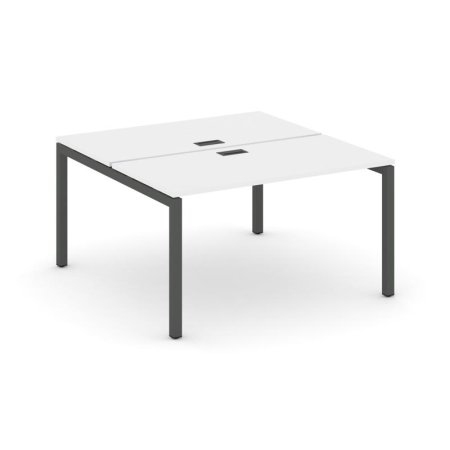 Рабочая станция 2-х сторонняя SN-5P.DRS-001 (980х1232х750) (Белый/Металл Антрацит)