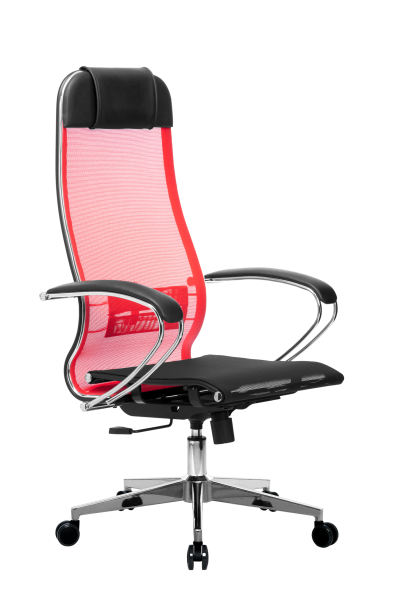 Кресло для руководителя Метта МЕТТА-4(MPRU)/подл.131/осн.004 (Красный)