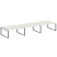 Рабочая станция Metal System Style БО.СМ-6.5 5400x1475x750 (Дуб Наварра/Серый металл)
