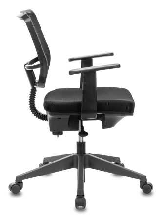 Кресло CH-535 черный TW-01 TW-11 сетка/ткань крестов. пластик (Черный)