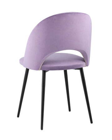 Стул Меган велюр сиреневый (Стул Меган сиреневый)