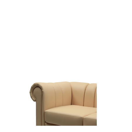 Диван офисный Ванкувер (С-500С) 2-х местный с подлокотниками (Бежевый)