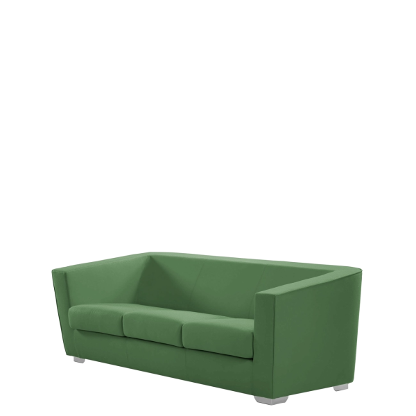 Диван офисный Хебе (С-19) 3-х местный (Зеленый)