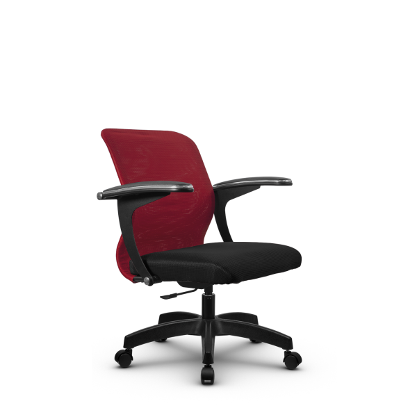 Кресло для руководителя Метта SU-M-4/подл.160/осн.005 (Красный)