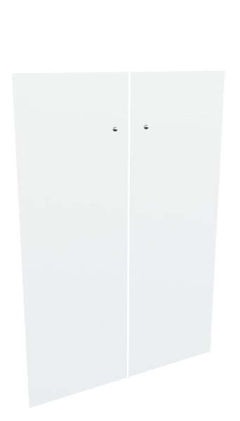 Двери стеклянные Steel 11555 800x4x1096 (Белый)