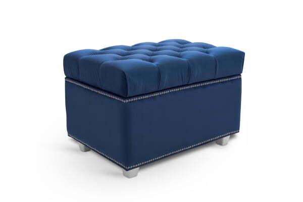 Пуф Marcele 600 (620x420x450) Синий (Синий)