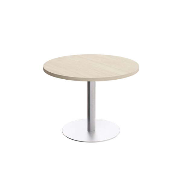 Стол для переговоров круглый на опоре-колонне Борн B 323 1100x1100x750 (Дуб шамони)