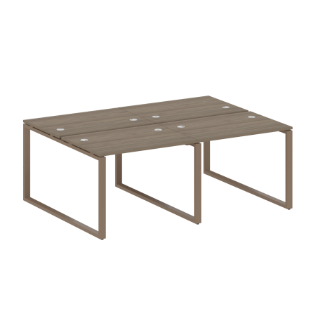 Рабочая станция Metal System Style БО.СМ-4.1 2000x1475x750 (Вяз/Мокко металл)
