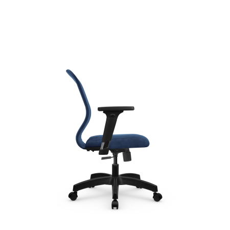 Кресло для руководителя Метта SU-Mr-4(Vivaldi)/подл.200/осн.001 (Светло-синий)