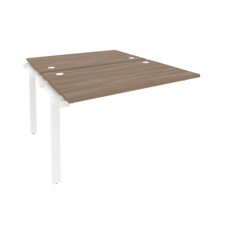 Наборный элемент рабочей станции на м/к Onix O.M-2.NRS-2.7 1180x1475x750 (Дуб Аризона/Белый Металл)