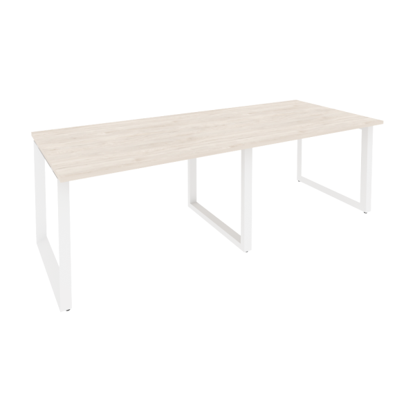 Стол переговорный Onix O.MO-PRG-2.2 2360x980x750 (Денвер Светлый/Белый Металл)