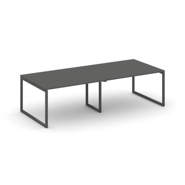 Стол переговорный SN-4O.SPRG-044.3 (3160х1180х750) (Антрацит/Металл Антрацит)