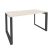 Стол рабочий на О-образном м/к Onix O.MO-SP-3.7 1380x720x750 (Тиквуд Темный/Белый Металл)