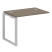 Проходной наборный элемент рабочей станции Metal System Style БО.ПРС-СП-1.1 1000x720x750 (Дуб Наварра/Серый металл)
