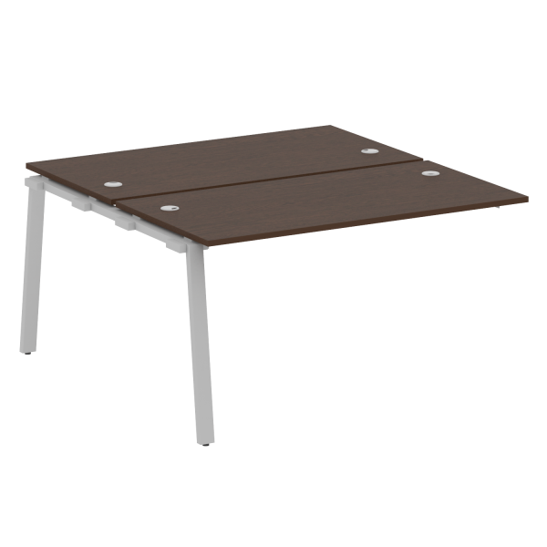 Проходной наборный элемент рабочей станции Metal System Style БА.ПРС-СП-2.3 1400x1475x750 (Венге Цаво/Серый металл)