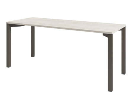 Стол одиночный на металлокаркасе Solution D-33 1800x700x750 (Акация Морава/ТрюфельКоричневый)